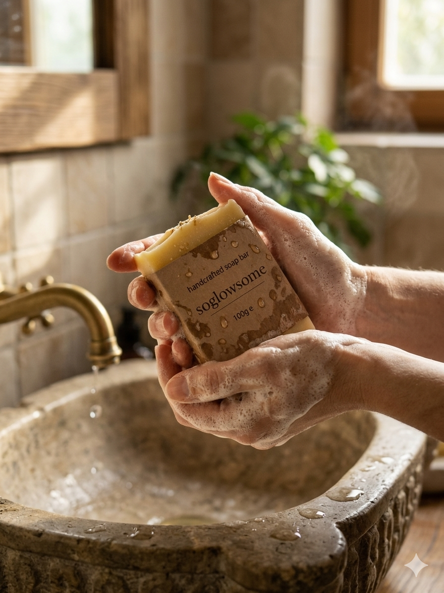 Turmeric Brightening Soap (with Vitamin E)