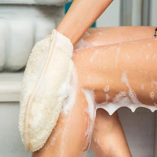 Natural Loofah Exfoliating Glove